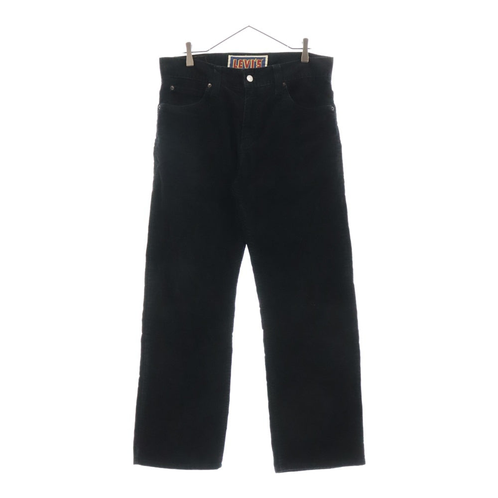 Levi's(リーバイス) LOW LOOSE 549 コーデュロイストレートパンツ ブラック WPL‐423