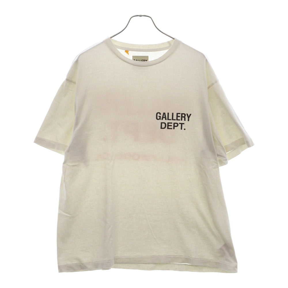 GALLERY DEPT.(ギャラリーデプト) Souvenir Tee スーベニア バックロゴプリント クルーネック半袖Tシャツ カットソー ホワイト