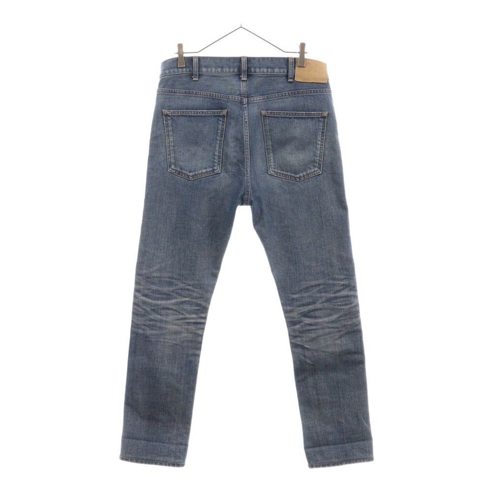 CELINE(セリーヌ) SKINNY JEANS IN VINTAGE UNION WASH DENIM ウォッシュド加工デニムパンツ 2N354114T インディゴ