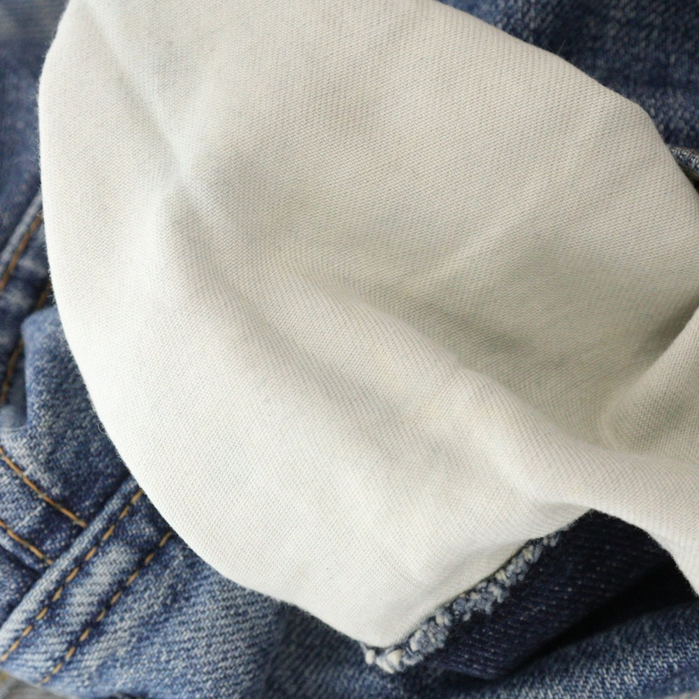 CELINE(セリーヌ) SKINNY JEANS IN VINTAGE UNION WASH DENIM ウォッシュド加工デニムパンツ 2N354114T インディゴ
