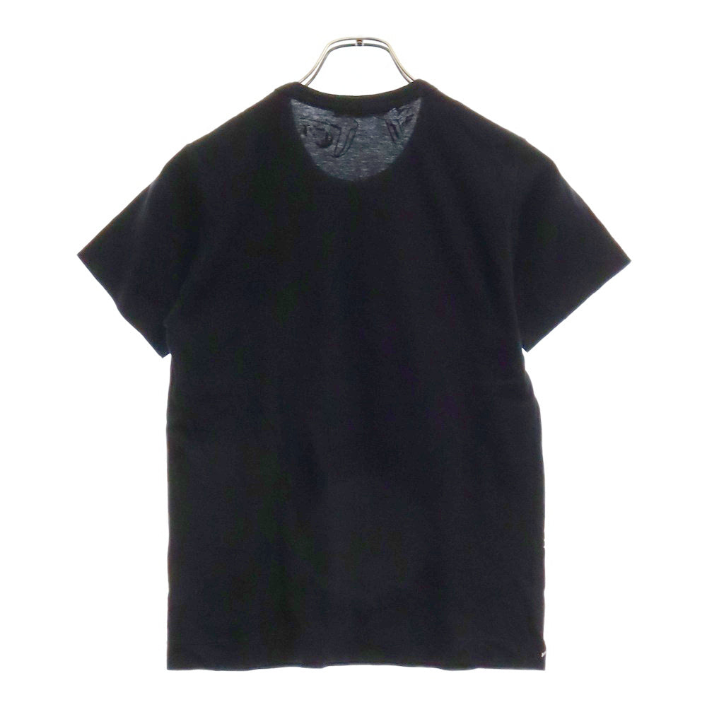 CHROME HEARTS(クロムハーツ) ×COMME des GARCONS OT-T027 コムデギャルソン ロゴ総柄クルーネック半袖Tシャツ カットソー ブラック