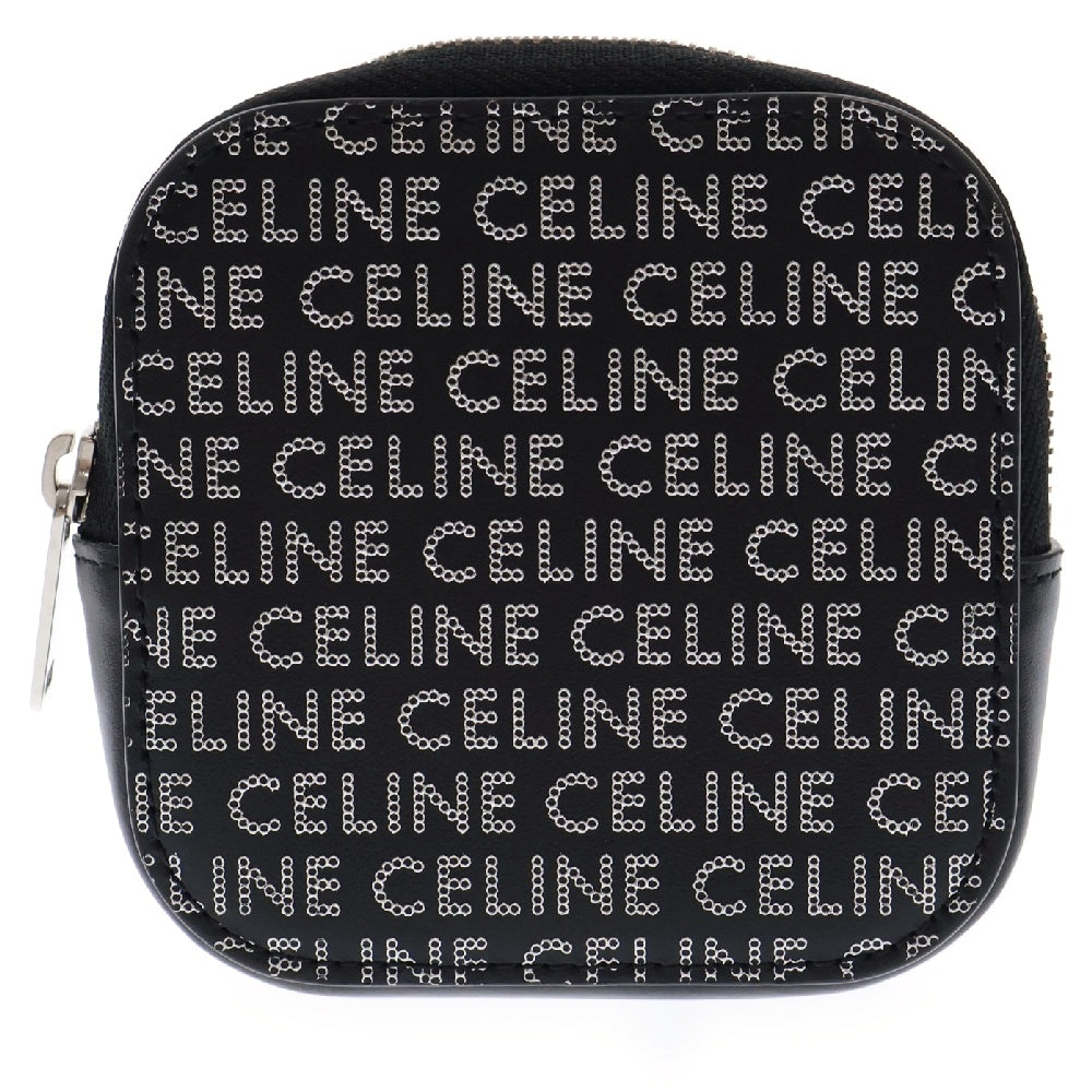 CELINE(セリーヌ) Squared Purse スクエアパース レザーコインケース ブラック