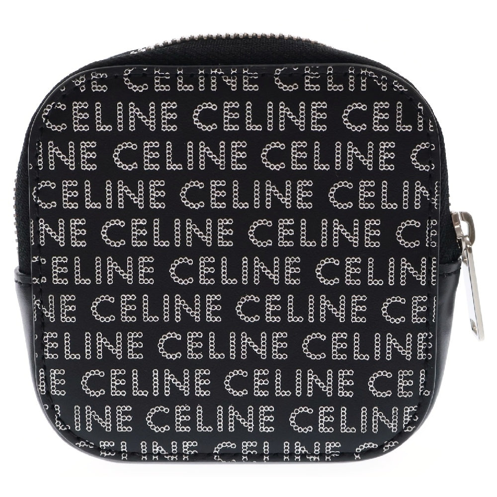 CELINE(セリーヌ) Squared Purse スクエアパース レザーコインケース ブラック