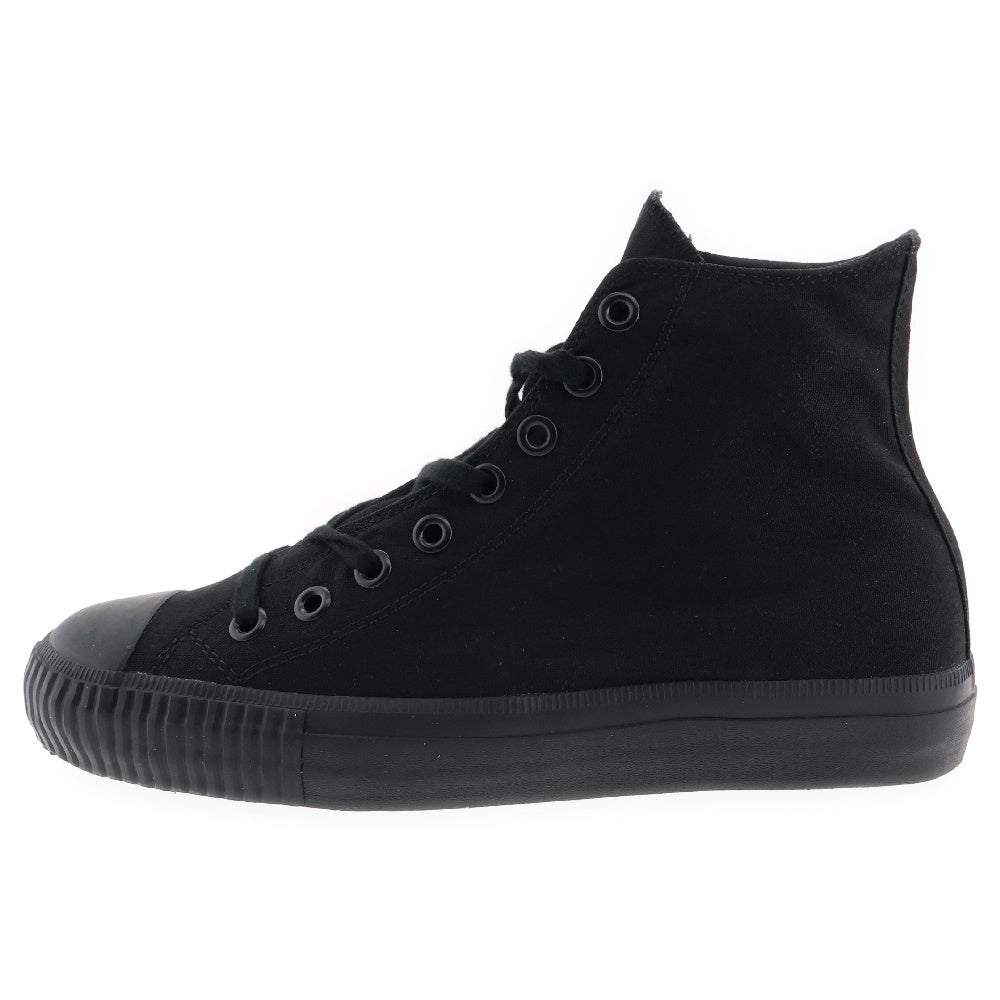 Yohji Yamamoto POUR HOMME(ヨウジヤマモト プールオム) キャンバスハイカットスニーカー ブラック HZ-E065-050-4-04