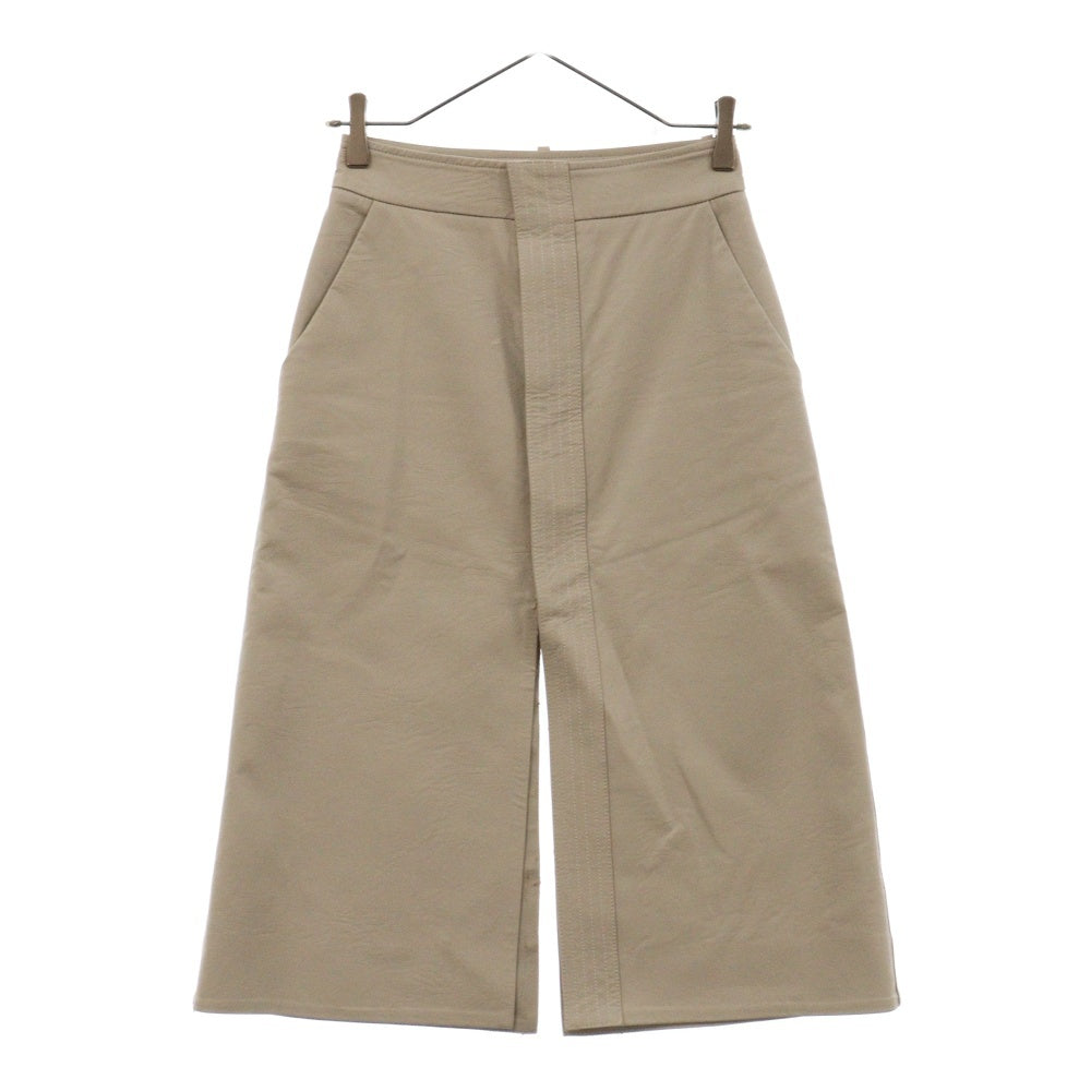 STELLA McCARTNEY(ステラマッカートニー) 603689 5KB20 センタースリット フェイクレザー ロングスカート アイボリー レディース