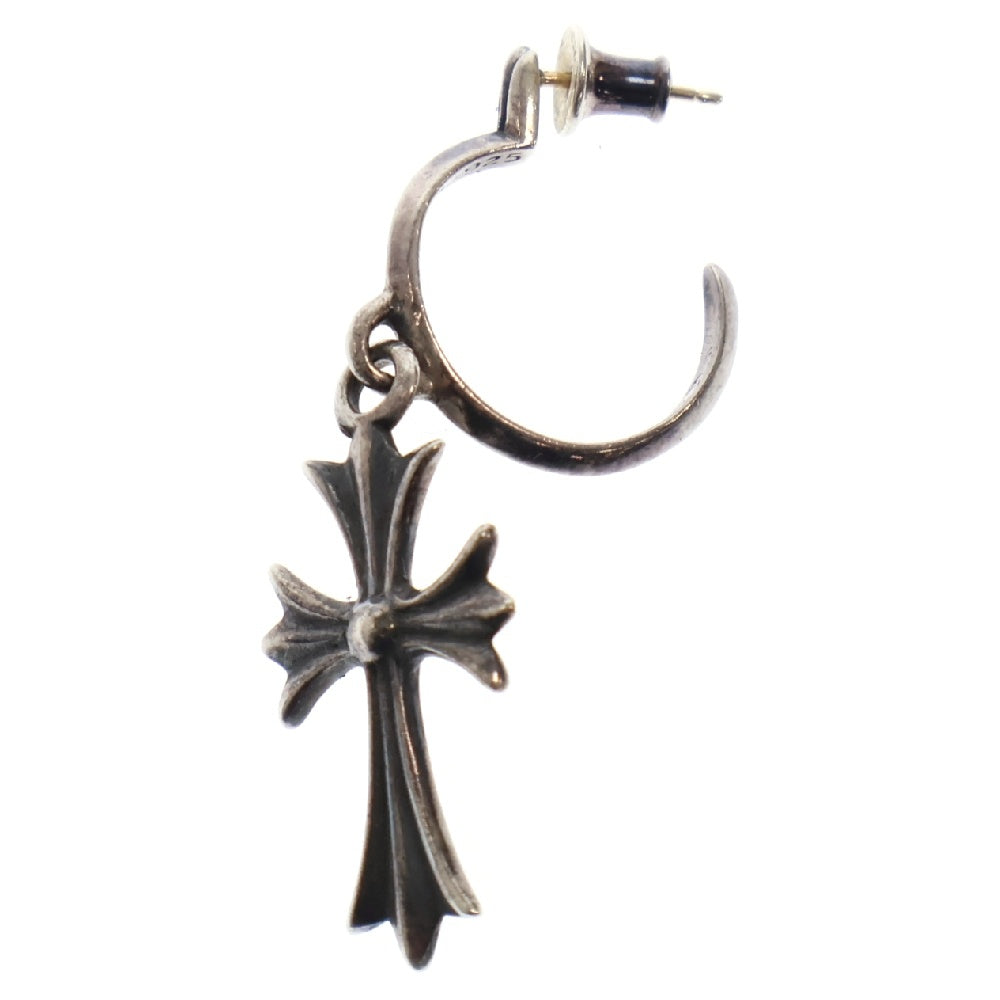 CHROME HEARTS(クロムハーツ) TINY CH CROSS タイニーCHクロスフープ ピアス シルバー