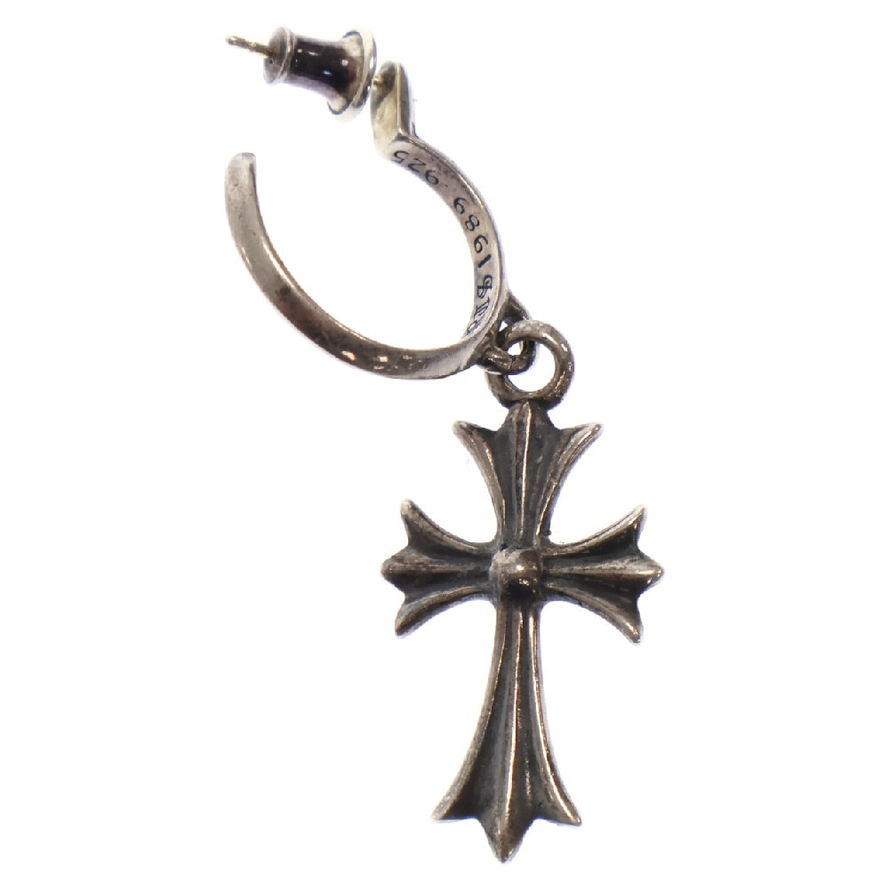 CHROME HEARTS(クロムハーツ) TINY CH CROSS タイニーCHクロスフープ ピアス シルバー