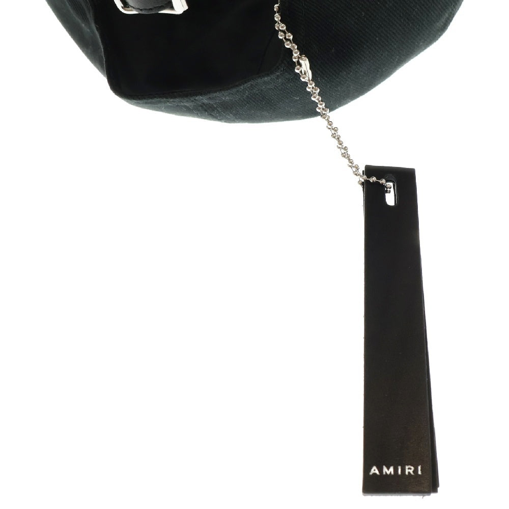 AMIRI(アミリ) 24SS BAROQUE LOGO DAD HAT AMHACP1003 ロゴ刺繍 ベースボールキャップ 帽子 ブラック