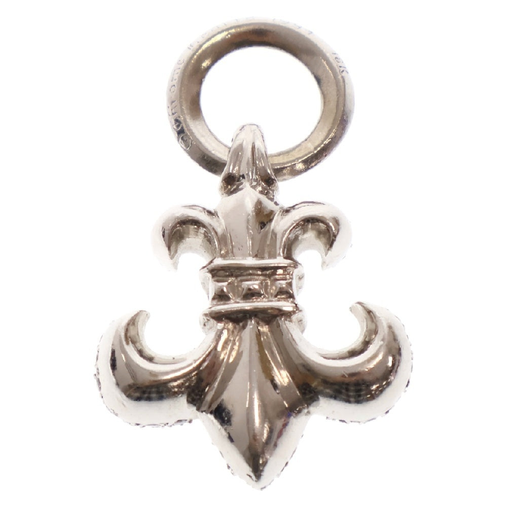 CHROME HEARTS(クロムハーツ) 18K BS FLUER BSフレア PAVEダイヤ ホワイトゴールドペンダントネックレストップ