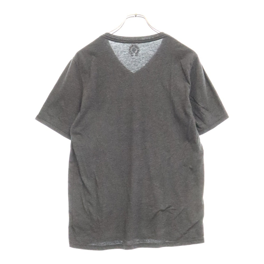 CHROME HEARTS(クロムハーツ) BSフレアプリント Vネック 半袖Tシャツ グレー