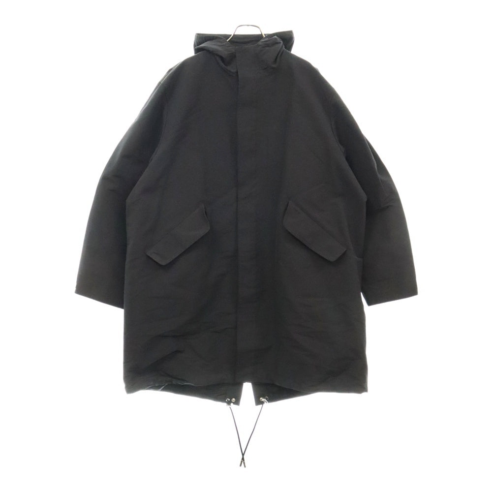 DIOR(ディオール) 22AW テクニカルコットンキャンバスバックロゴ刺繍コート ブラック 033C313I4875