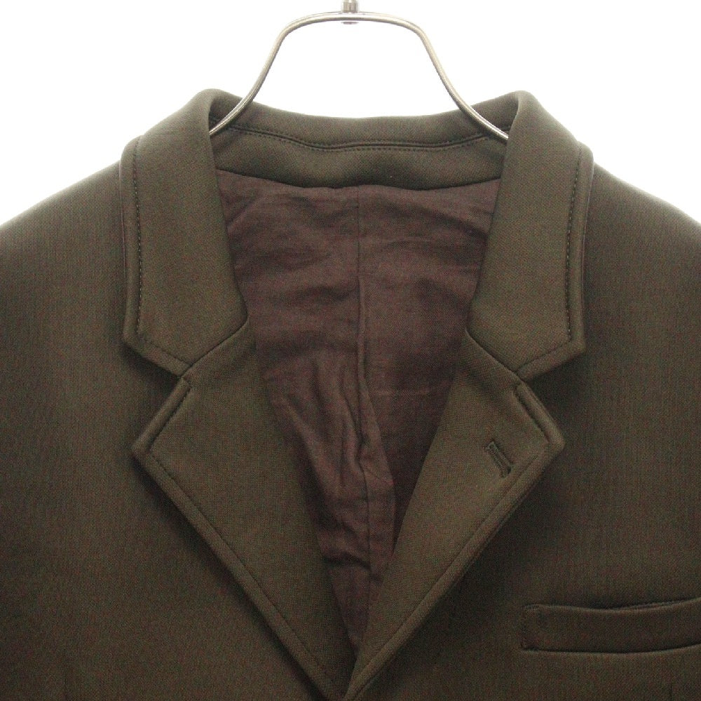 UNDERCOVER(アンダーカバー) 23AW ダンボールニット袖ZIPJKT テーラードジャケット ブラウン UC2C4104-2
