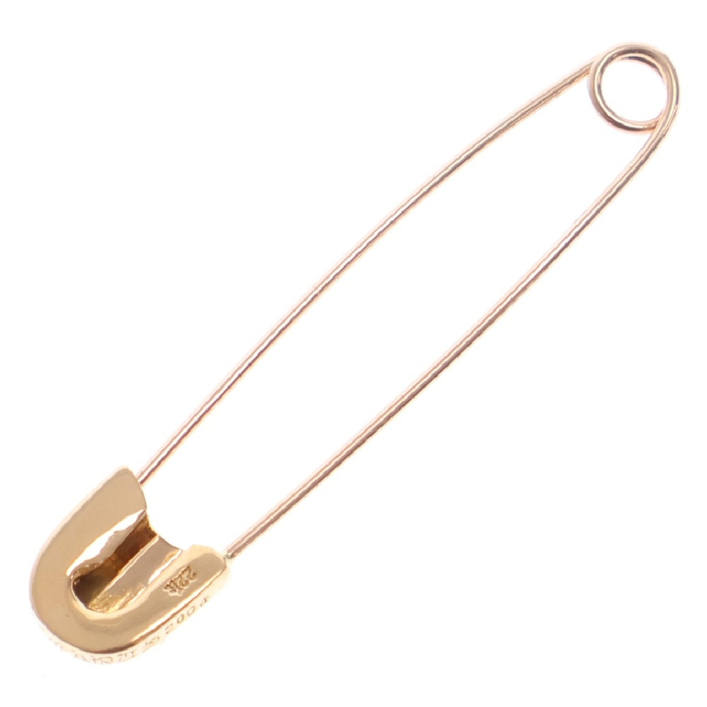 CHROME HEARTS(クロムハーツ) 22K SAFETY PIN L DIA 22Kラージセーフティピン 1ダイヤ ゴールドネックレストップ
