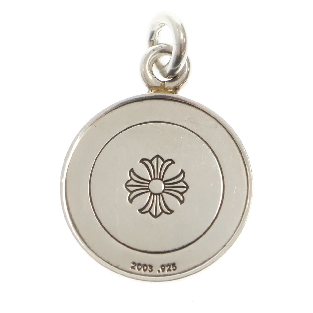 CHROME HEARTS(クロムハーツ) CHRM ANGL MDL エンジェルメダルチャーム V1 シルバーネックレストップ シルバー