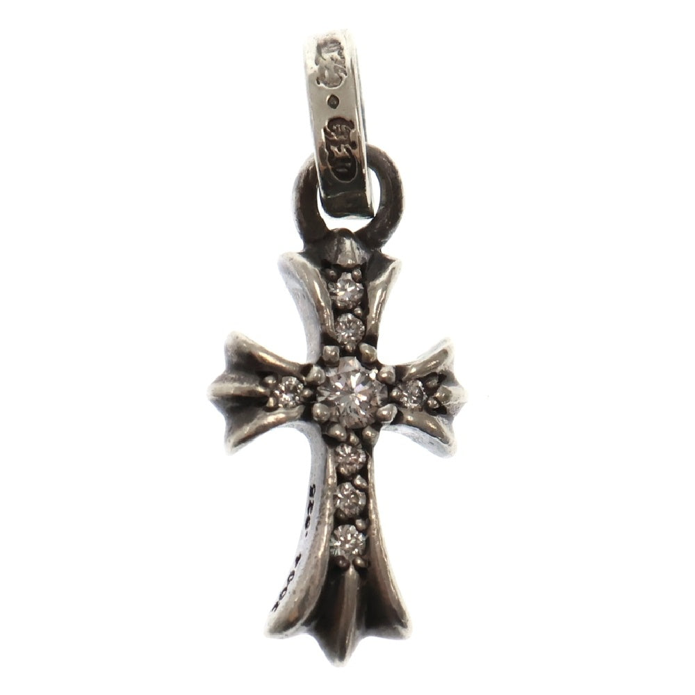 CHROME HEARTS(クロムハーツ) CRS BBYFAT P/D ベイビーファット PAVEダイヤ パヴェダイヤ チャーム ネックレストップ シルバー ※国内ギャランティ有