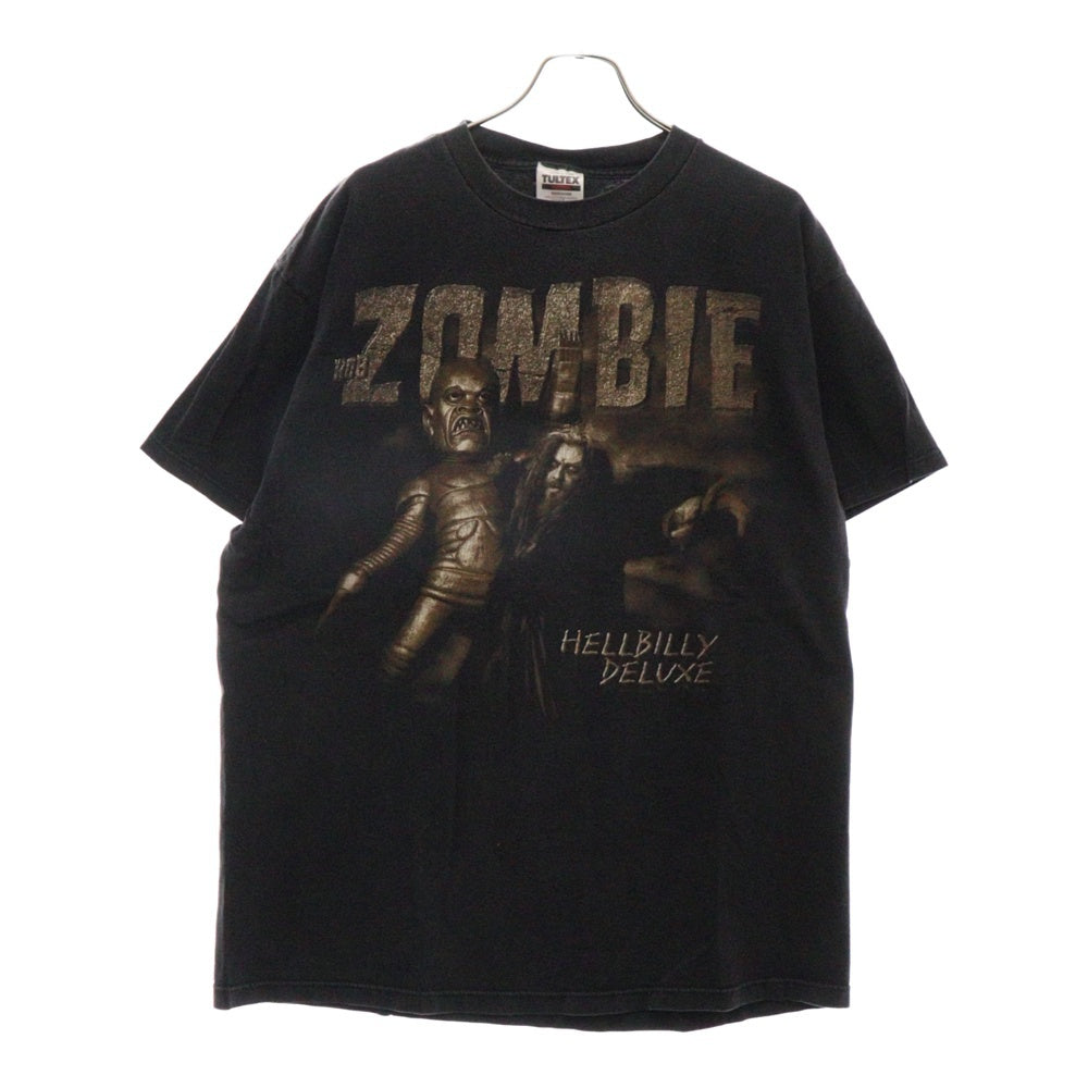 VINTAGE(ヴィンテージ) 90s VINTAGE ROB ZOMBIE HELLBILLY DELUXE フォトプリント 半袖 Tシャツ ブラック