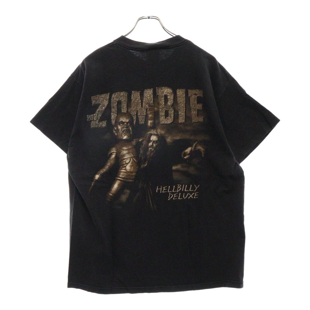 VINTAGE(ヴィンテージ) 90s VINTAGE ROB ZOMBIE HELLBILLY DELUXE フォトプリント 半袖 Tシャツ ブラック