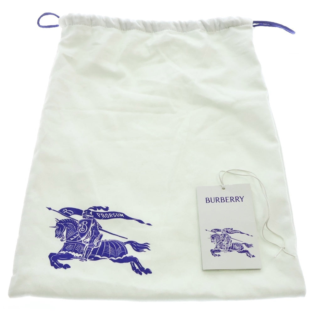 BURBERRYS(バーバリーズ) Chess Foldover-Top Satchel Bag 8075511 チェス フォールドオーバートップ サッチェルバッグ レザーショルダーバッグ ブラック