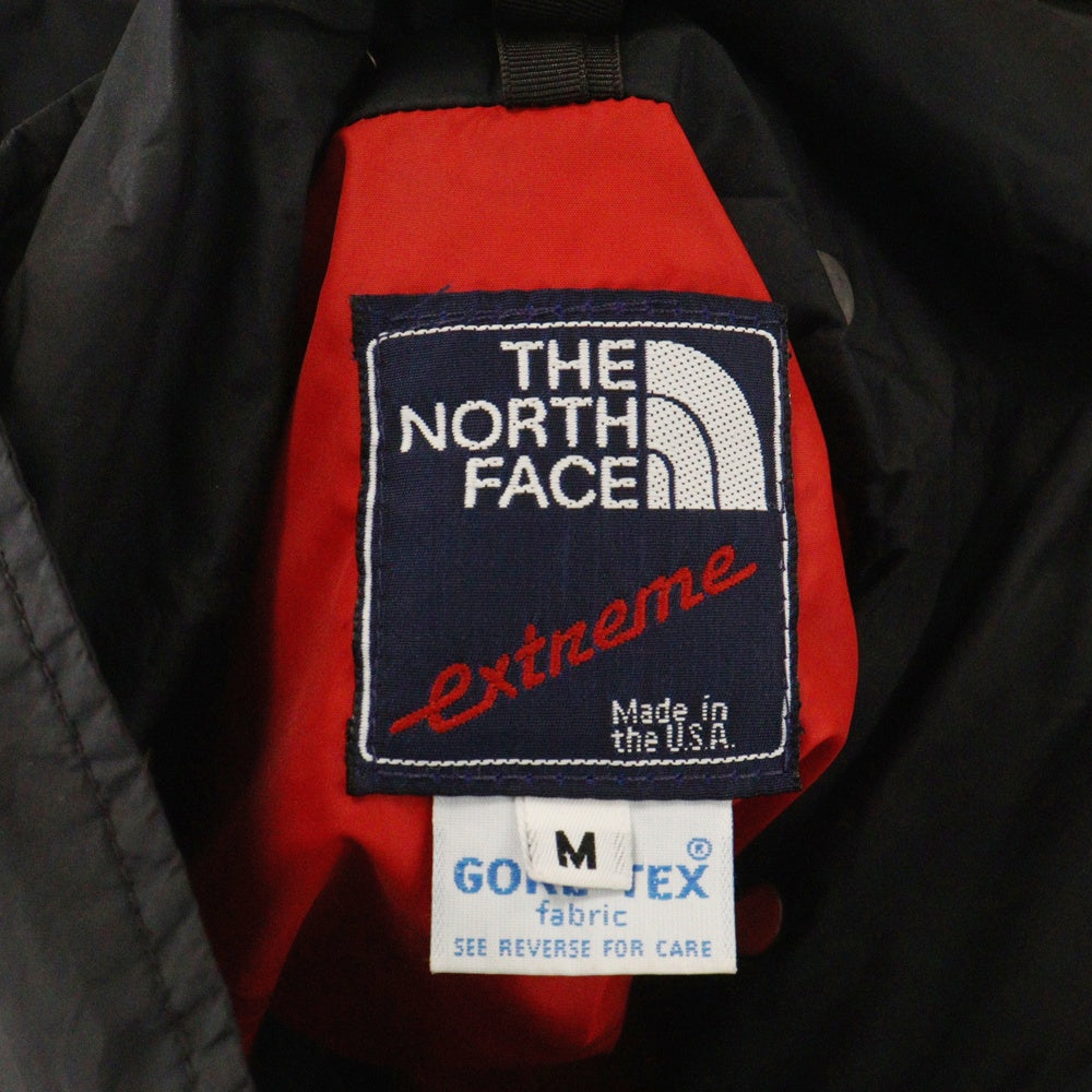 THE NORTH FACE(ザノースフェイス) GORE-TEX ゴアテックス ナイロン ジップアップ ジャケット ブルゾン USA製 ブラック