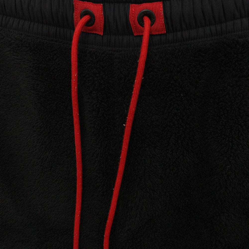 NIKE(ナイキ) JORDAN FLIGHT FLC PANT ロゴワッペン ボア ポリエステル トラックパンツ ブラック AH6257-010