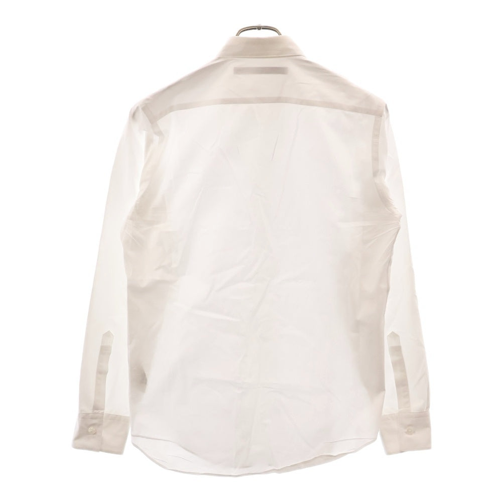 JOHN LAWRENCE SULLIVAN(ジョンローレンスサリバン) Broadcloth button down shirt ブロードボタンダウン 長袖シャツ ホワイト JLS-03-03