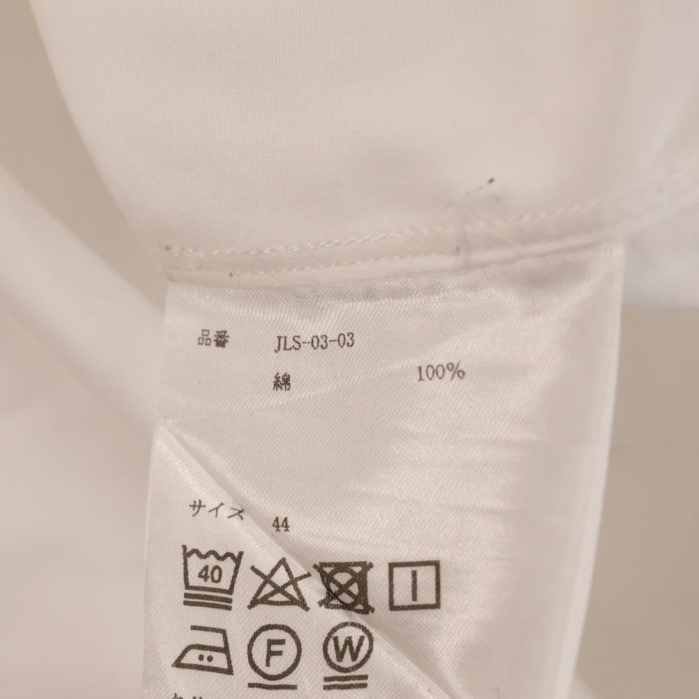 JOHN LAWRENCE SULLIVAN(ジョンローレンスサリバン) Broadcloth button down shirt ブロードボタンダウン 長袖シャツ ホワイト JLS-03-03