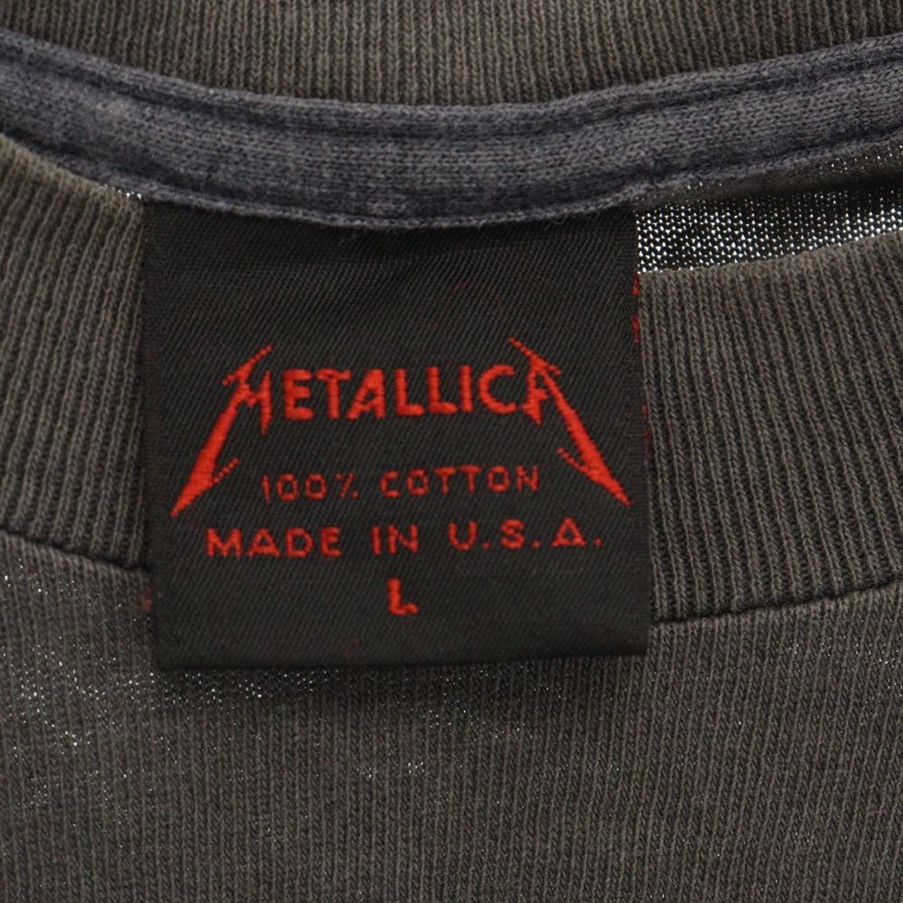 VINTAGE(ヴィンテージ) 90s VINTAGE METALLICA メタリカ ツアー 半袖 Tシャツ ブラック