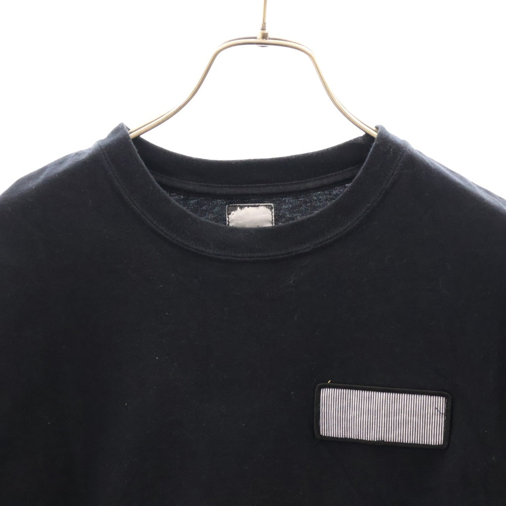 NEIGHBORHOOD(ネイバーフッド) 胸ワッペン 半袖 バックプリント Tシャツ ブラック