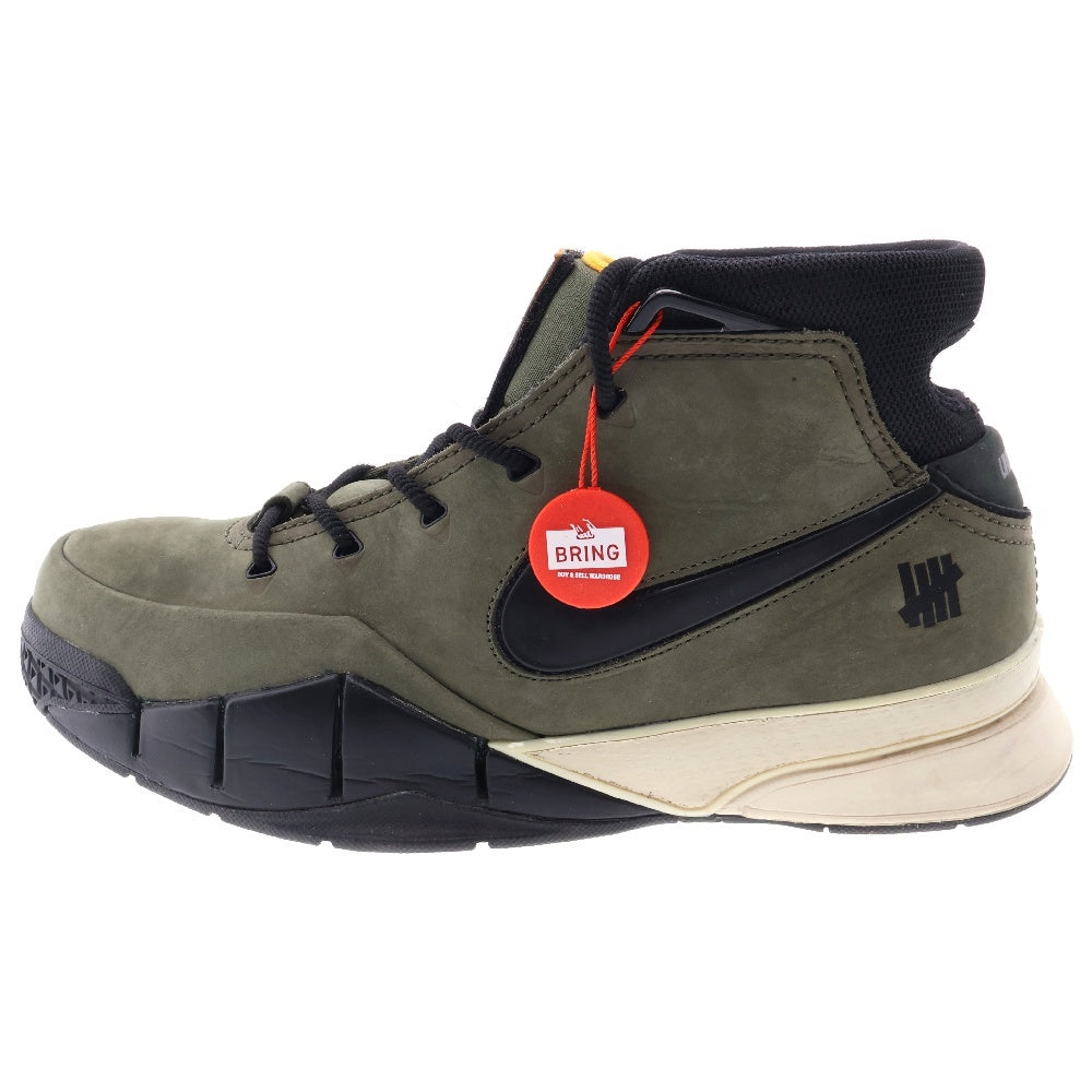 NIKE(ナイキ) ×アンディフィーテッド コービー1 プロトロ フライトジャケット ハイカットスニーカー カーキ SP18-MNBSKT-156 MS10