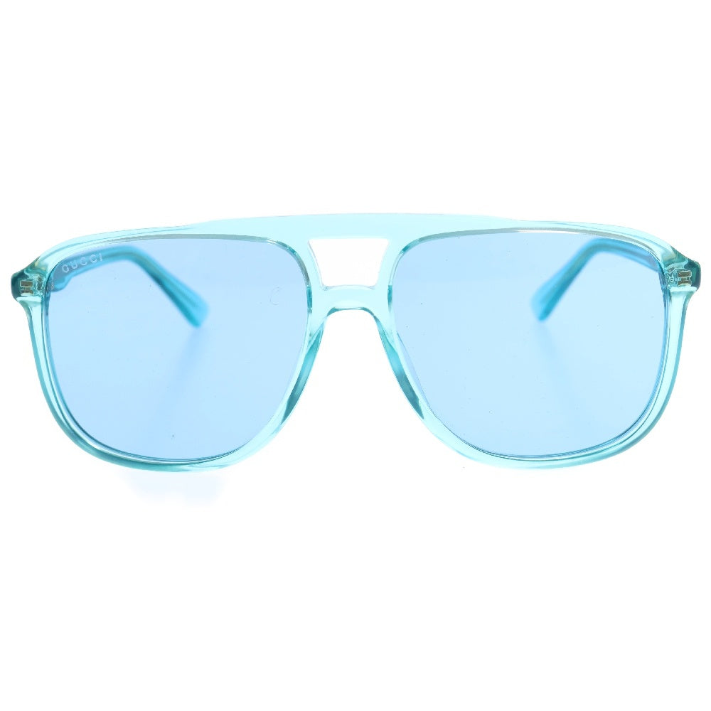 GUCCI(グッチ) GG0262S ダブルブリッジ クリアカラーレンズ サングラス ブルー