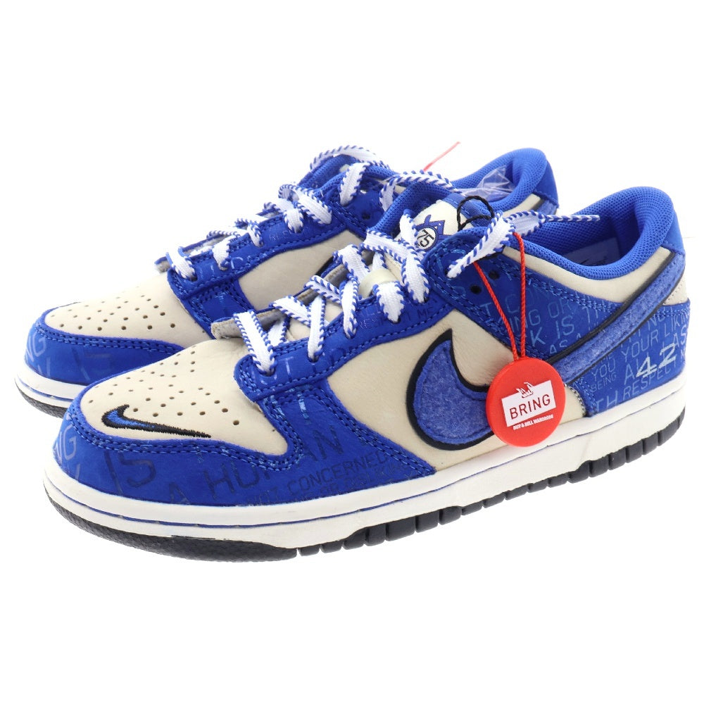 NIKE(ナイキ) GS Dunk Low Jackie Robinson DV2203-400 ダンク ロー ジャッキー ロビンソン ローカットスニーカー レディース US4Y/23cm ブルー