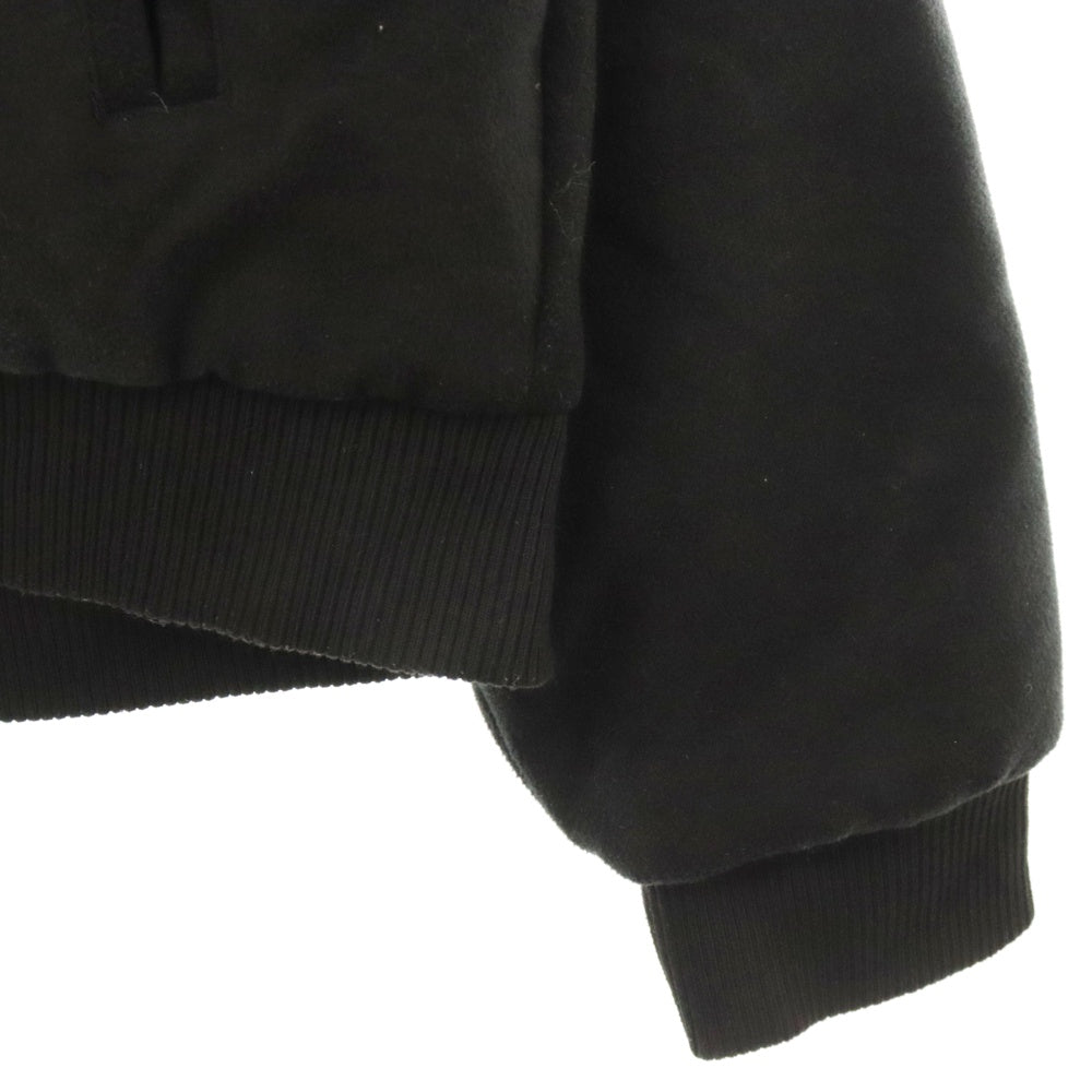 A FEW GOOD KIDS(アフュー グッド キッズ) AFGK ANGEL COLLAGE JKT エンジェルカレッジ バックワッペンスタジアムジャケット ブルゾン ブラック