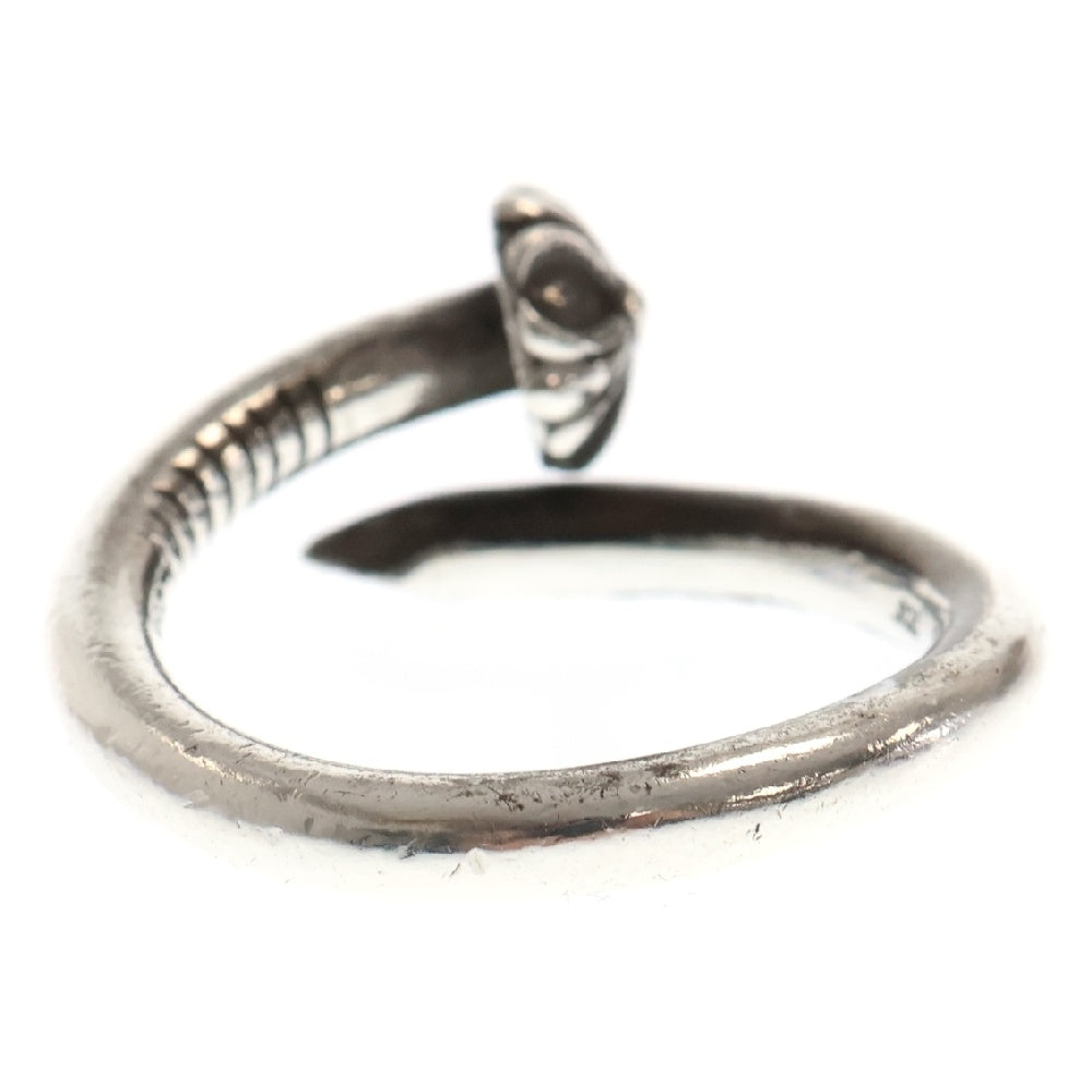 CHROME HEARTS(クロムハーツ) NAIL FLAT CRSBALL ネイル クロスボール リング シルバー