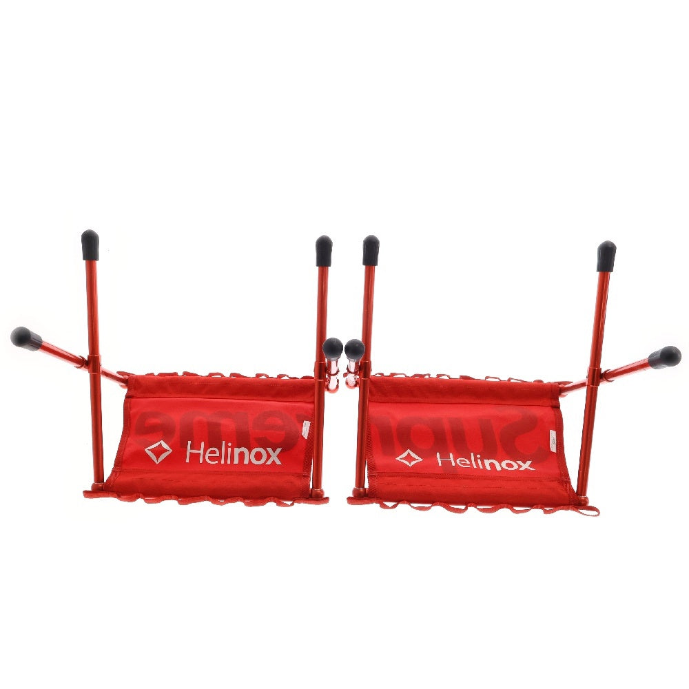 SUPREME(シュプリーム) 23AW ×Helinox Set of 2 Tactical Field Stool ヘリノックス タクティカルフィールドスツール 2セット 折りたたみイス レッド