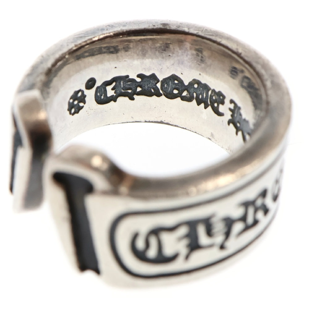 CHROME HEARTS(クロムハーツ) LG SCROLL LABEL ラージスクロールラベルリング シルバーリング シルバー