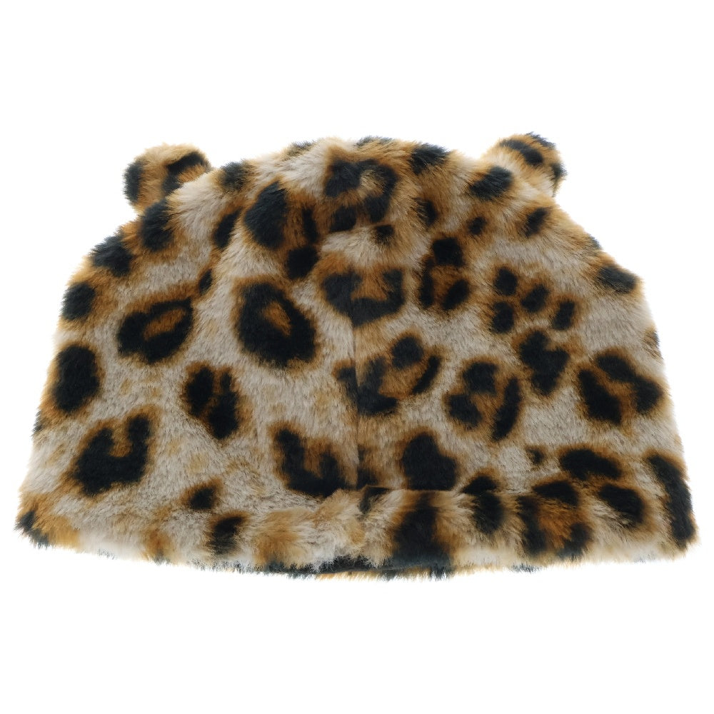 Palace Skateboards(パレススケートボーズ) 24AW FURRY EARS NEIN CUFF BEANIE ファーリー イヤー ナイン カフ ビーニー レオパード ニット帽子 イエロー