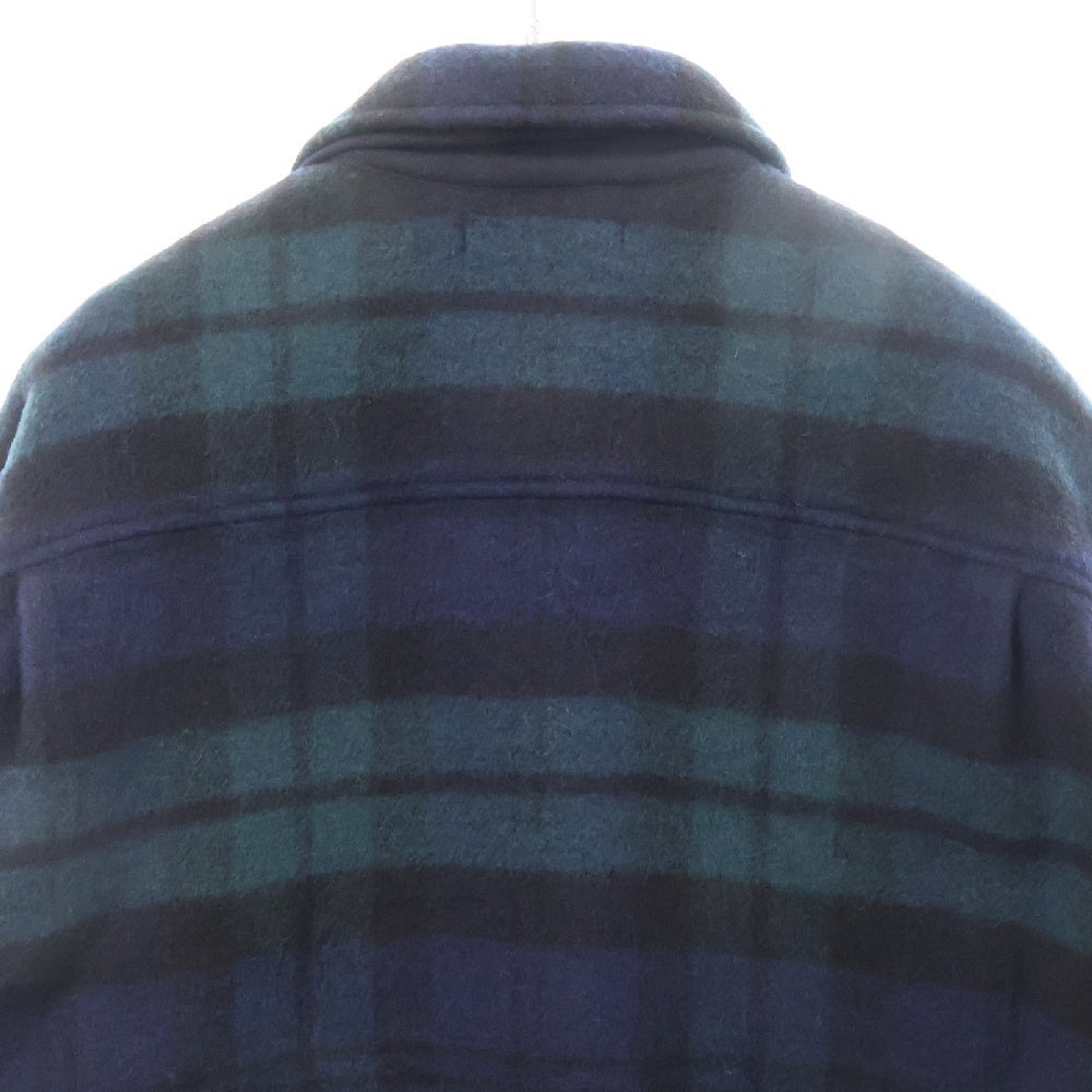 WTAPS(ダブルタップス) 24AW WCPO 02 / Jacket / WOPL Mosser Textile Green 242WVDT-JKM04 モッサー テキスタイル チェック柄 ジャケット グリーン