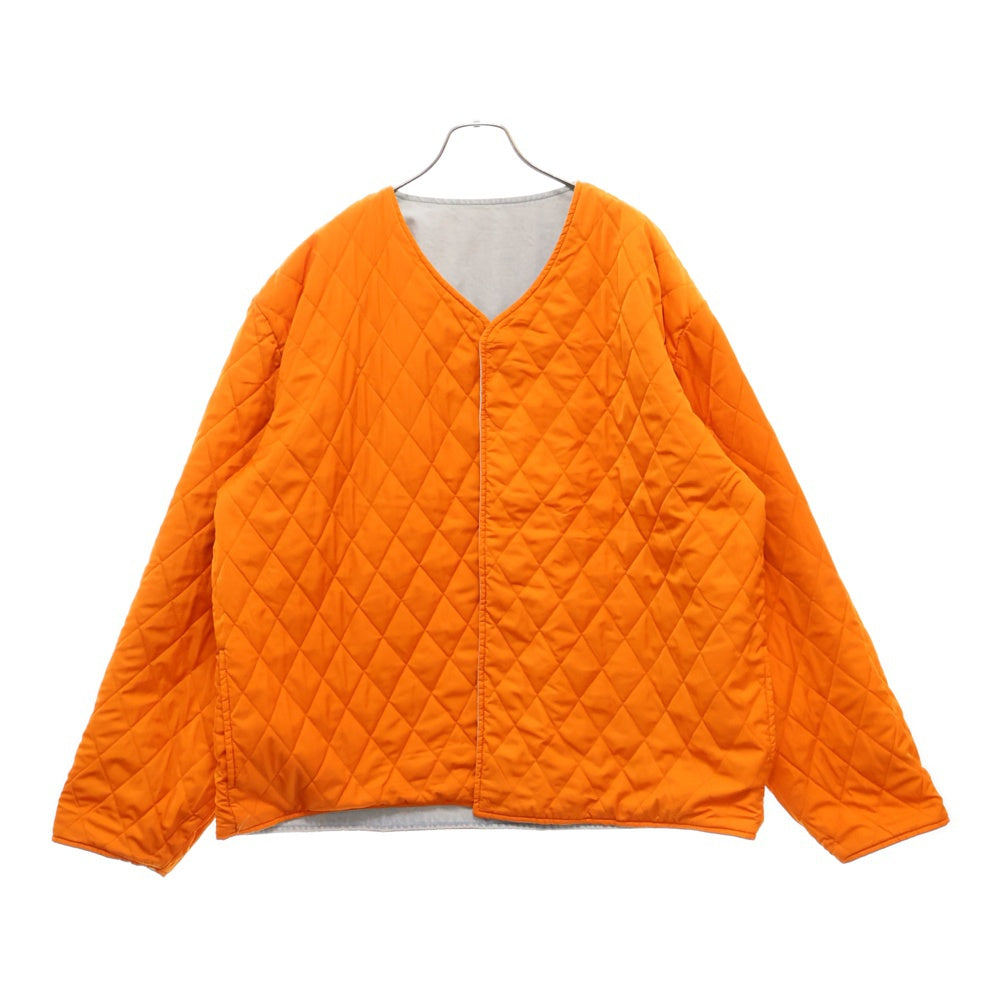 KITH(キス) キルティングリバーシブルデニムジャケット インディゴ/オレンジ