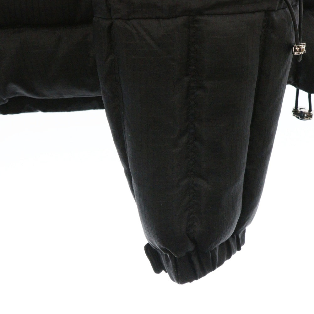 THUG CLUB(サグクラブ) 24AW DOWN JACKET ジップアップ ダウンジャケット ブラック TC24PA0101