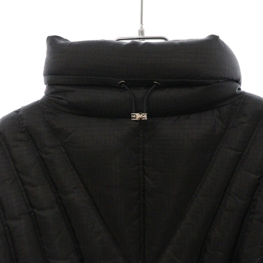THUG CLUB(サグクラブ) 24AW DOWN JACKET ジップアップ ダウンジャケット ブラック TC24PA0101
