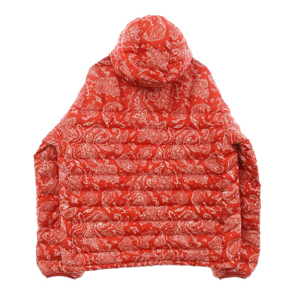 SUPREME(シュプリーム) 22AW Micro Down Half Zip Hooded Pullover ペイズリー マイクロ ダウン ハーフジップ プルオーバージャケット