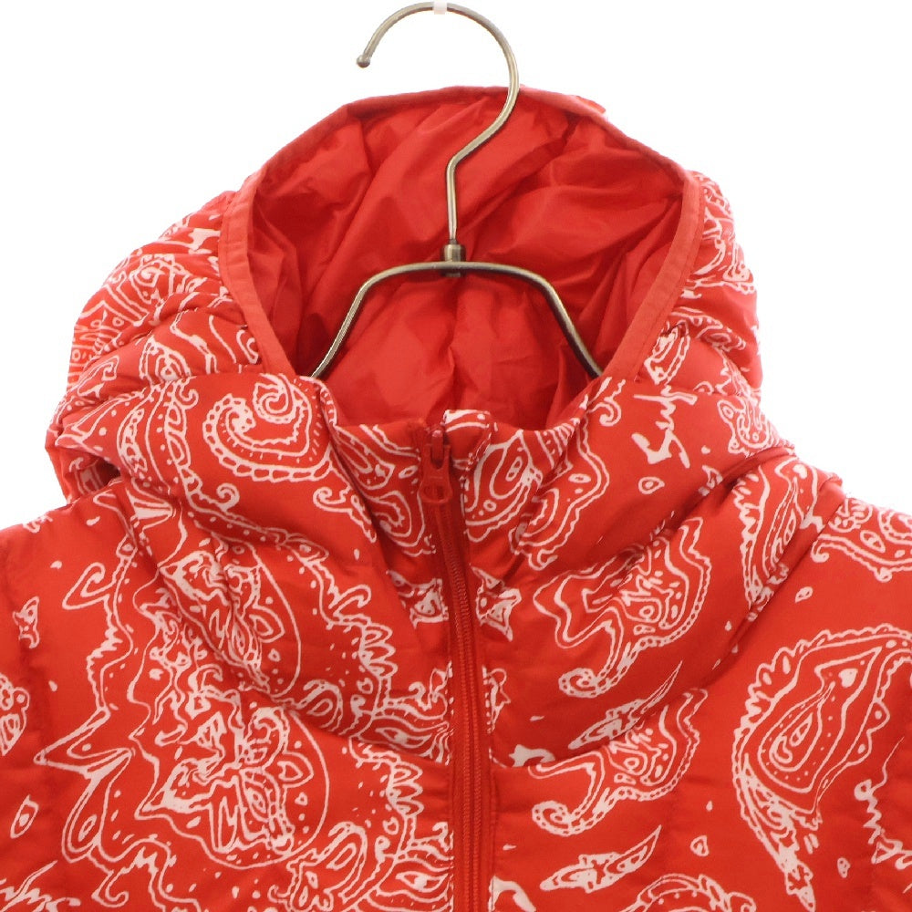 SUPREME(シュプリーム) 22AW Micro Down Half Zip Hooded Pullover ペイズリー マイクロ ダウン ハーフジップ プルオーバージャケット