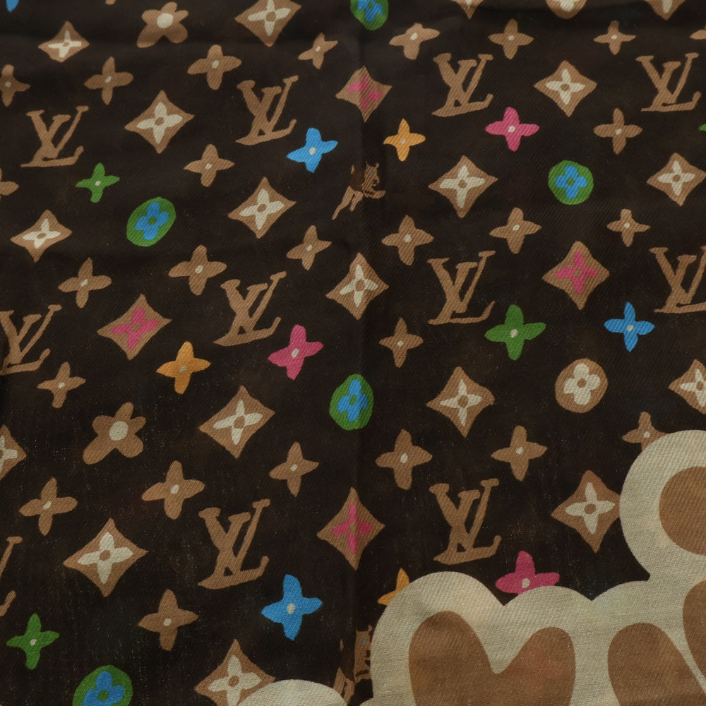LOUIS VUITTON(ルイヴィトン) 24SS × タイラーザクリエイター モノグラム クレイジーストール スカーフ ブラウン M79794