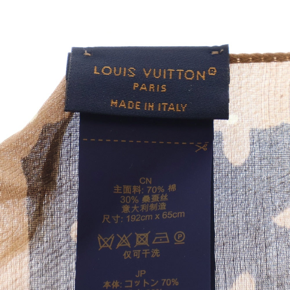 LOUIS VUITTON(ルイヴィトン) 24SS × タイラーザクリエイター モノグラム クレイジーストール スカーフ ブラウン M79794
