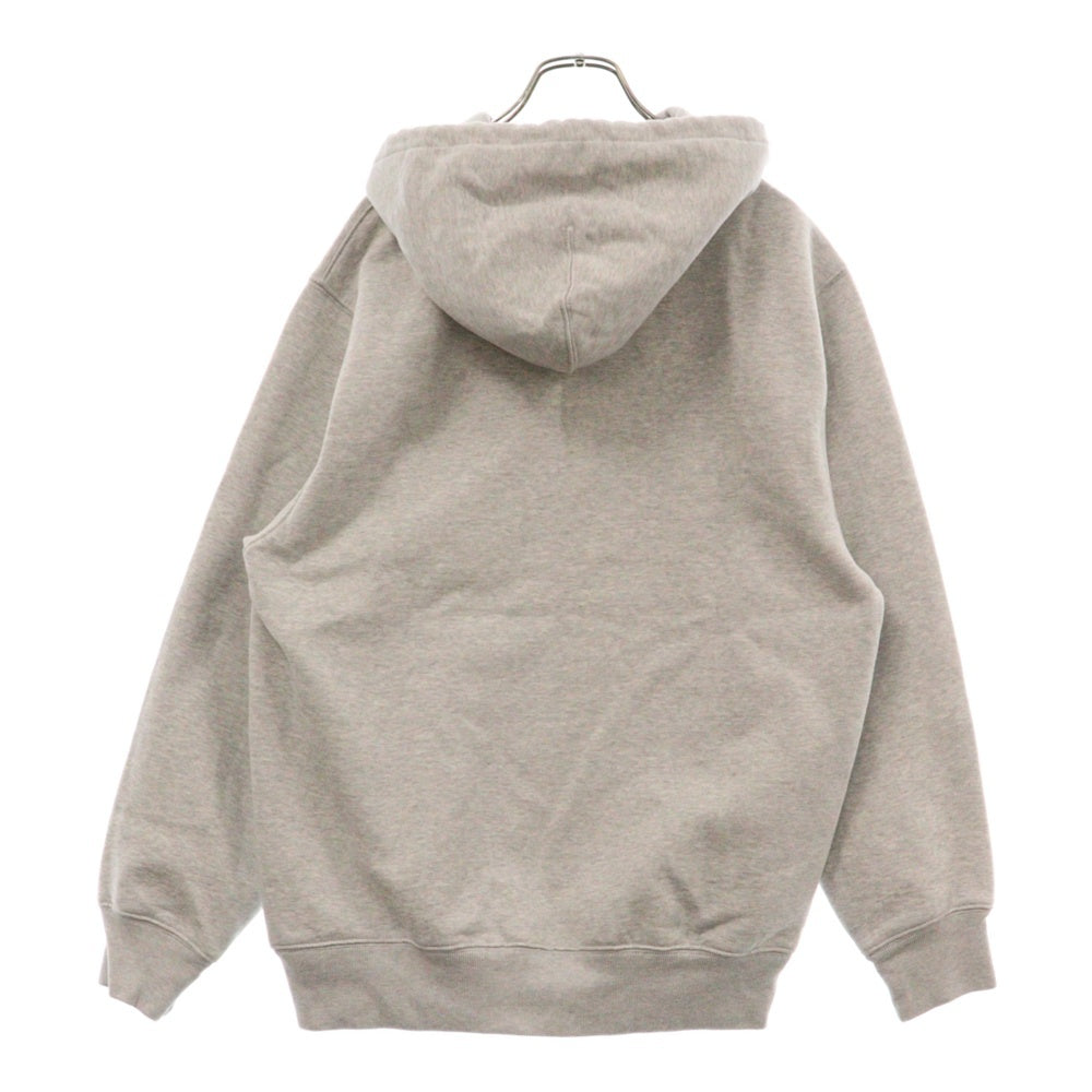 Palace Skateboards(パレススケートボーズ) Earthy Hood フード フロントロゴプリントスウェットプルオーバーパーカー フーディー グレー P27CS033