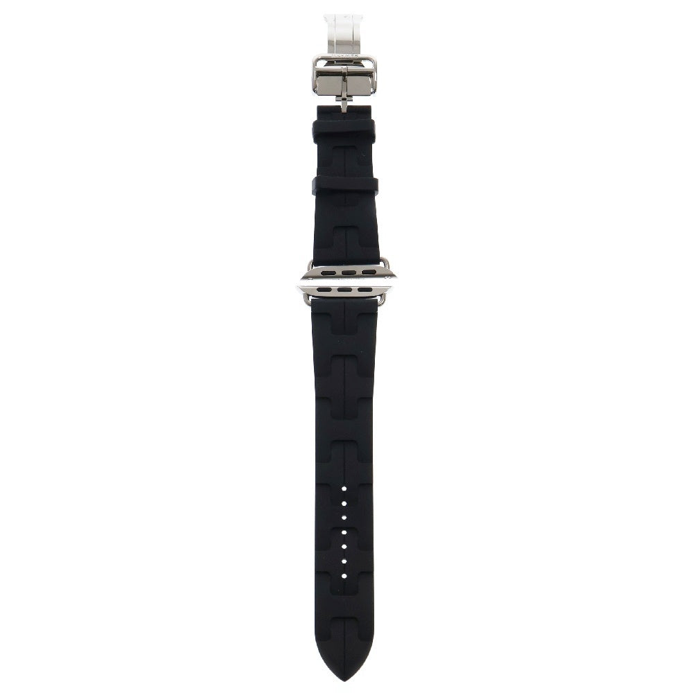 HERMES(エルメス) 41mm シンプルトゥール キリム SS ラバーアップルウォッチベルト ブラック