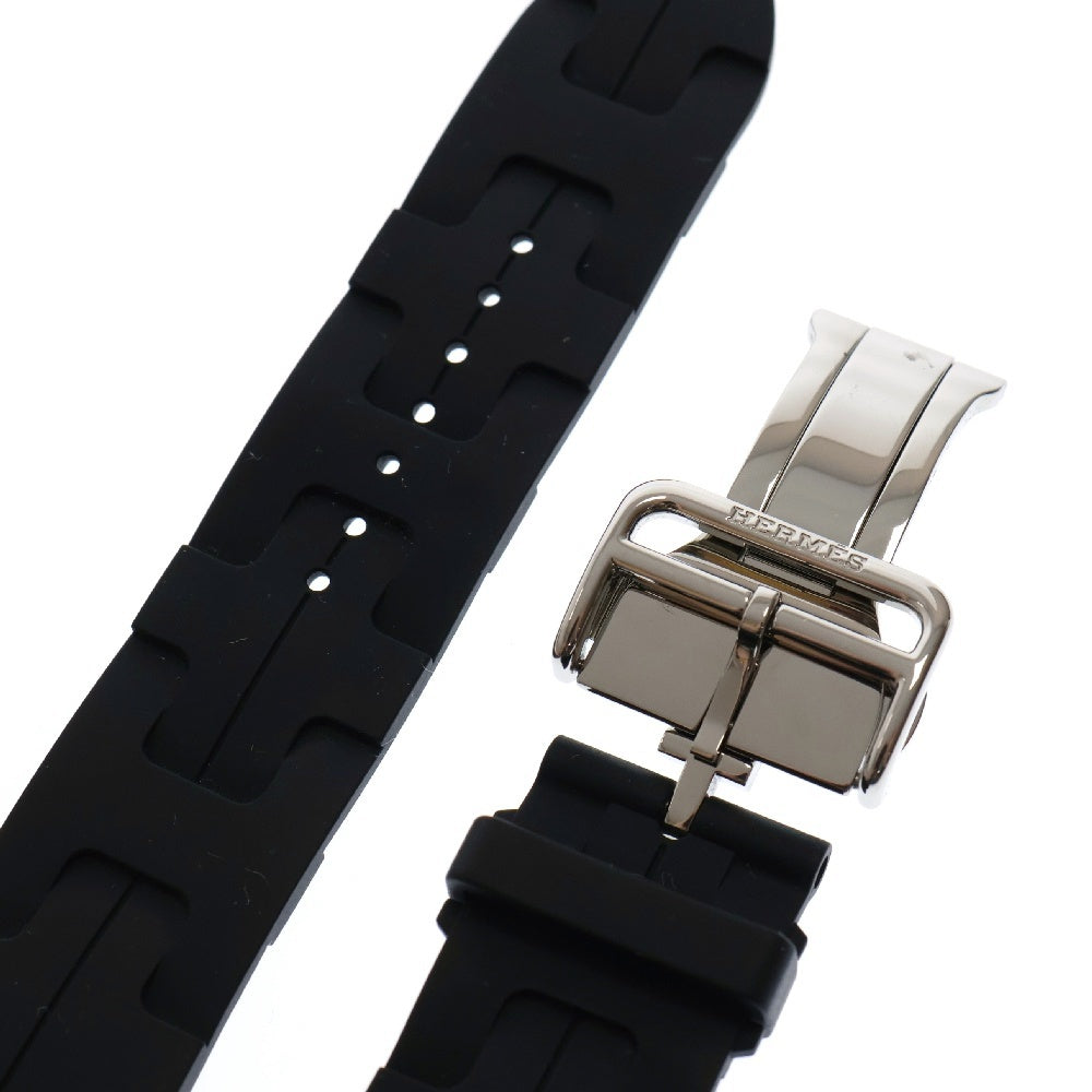 HERMES(エルメス) 41mm シンプルトゥール キリム SS ラバーアップルウォッチベルト ブラック