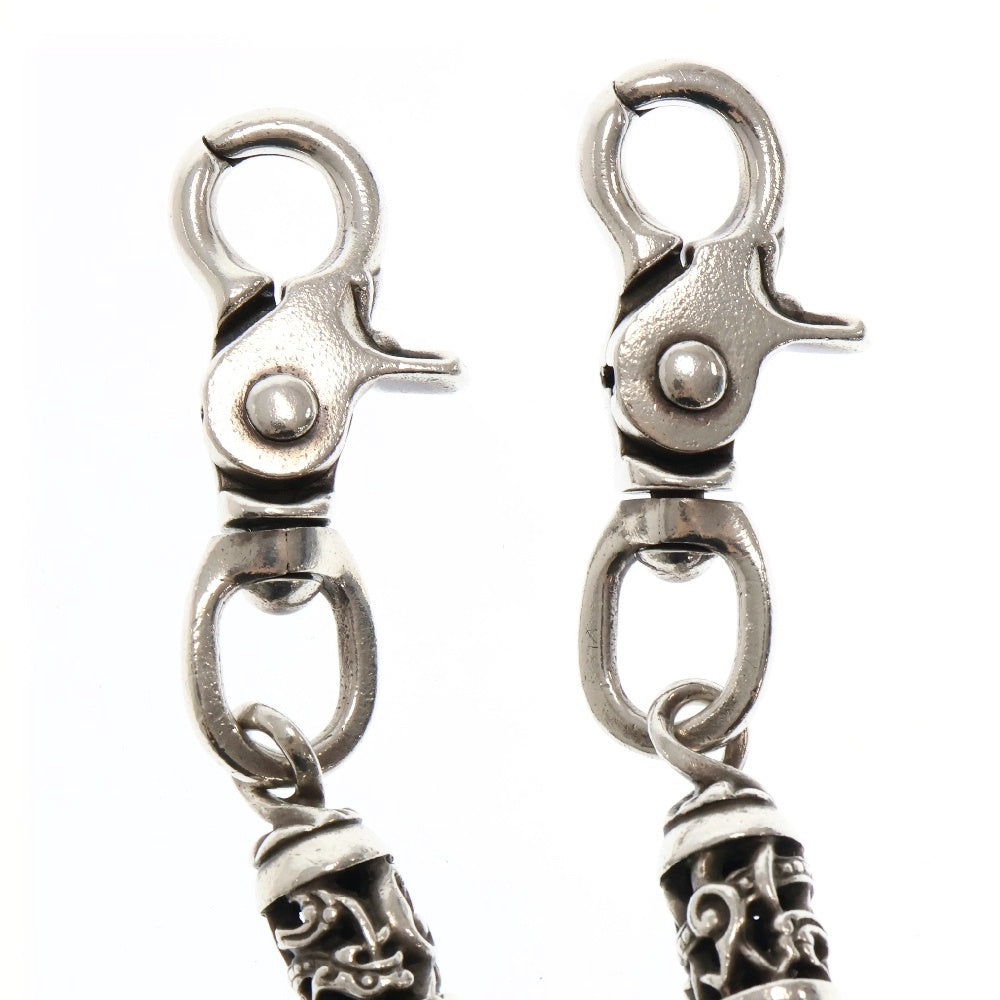 CHROME HEARTS(クロムハーツ) WALLET CHAIN CELTIC ROLLER 2CLIP LONG ウォレットチェーン ケルティック ローラー 2クリップ ロング