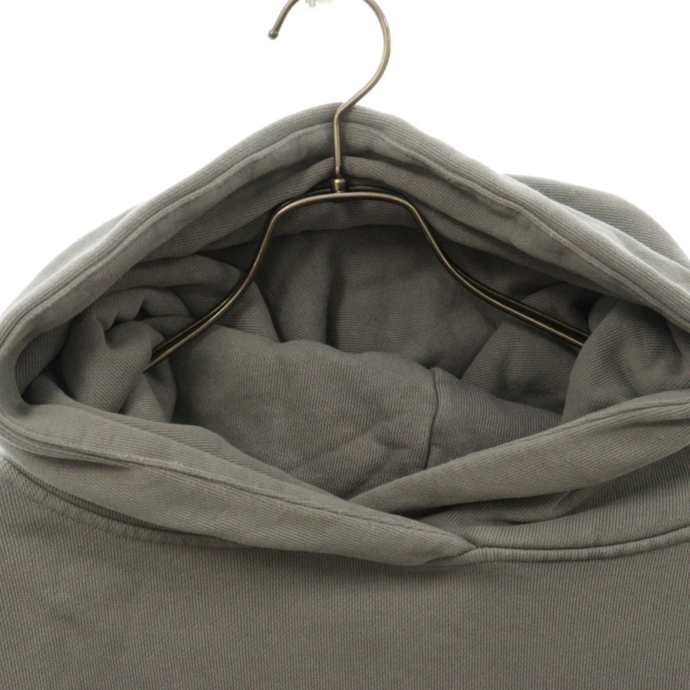 entire studios(エンタイア スタジオ) HEAVY HOODIE ウォッシュド加工 プルオーバースウェットパーカー フーディー グレー ES2125 PO040