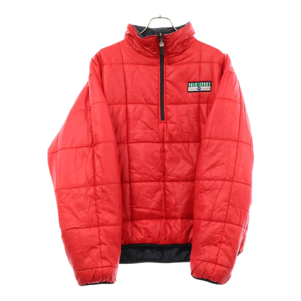 POLO RALPH LAUREN(ポロラルフローレン) REVERSIBLE JACKET リバーシブルナイロンジャケット ハーフジップ レッド 25327505